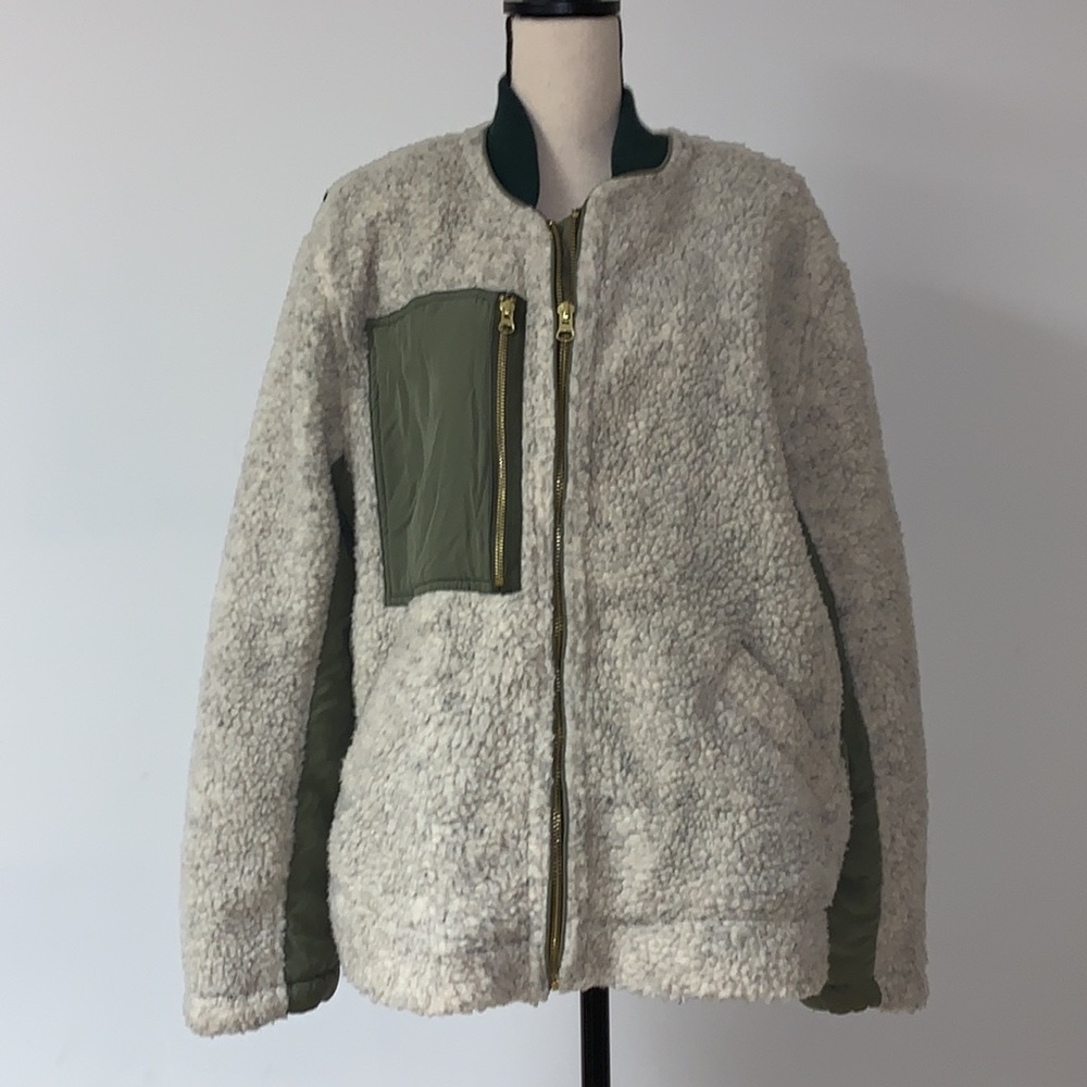 Free People We The Free Rivington Sherpa Jacket Small
